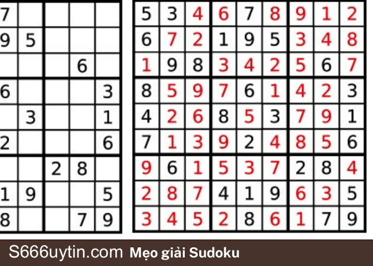 hướng dẫn chơi sudoku